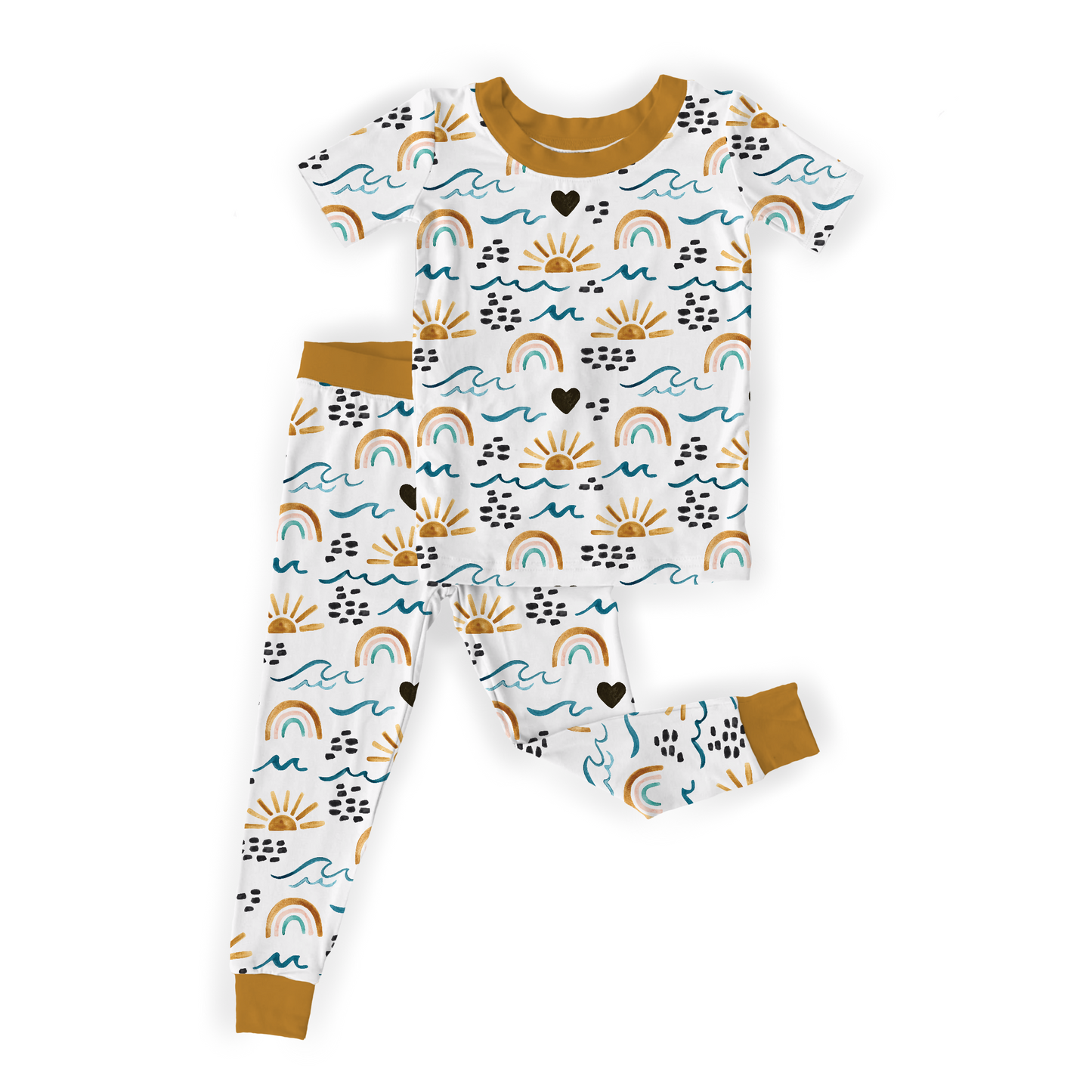Beach Bums Two Piece Pajamas