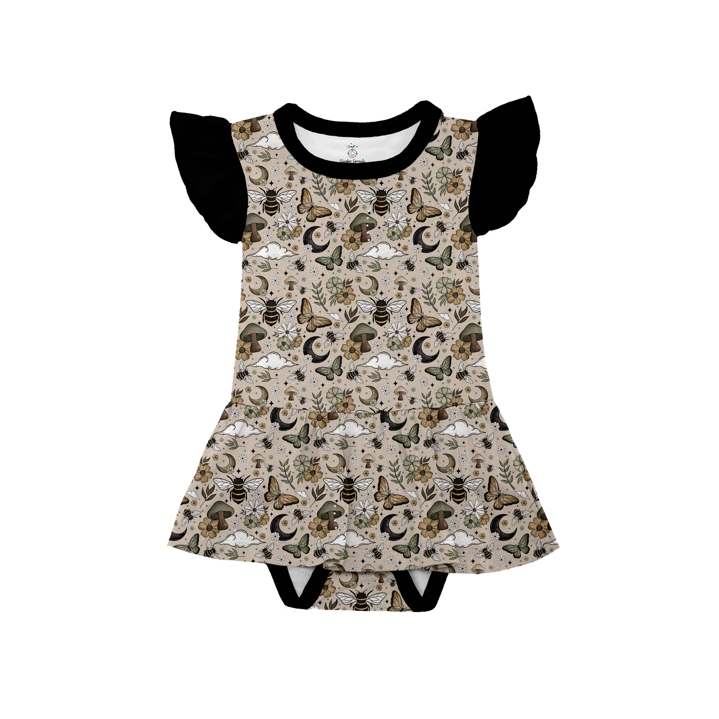 Goth Moths Onesie Twirl