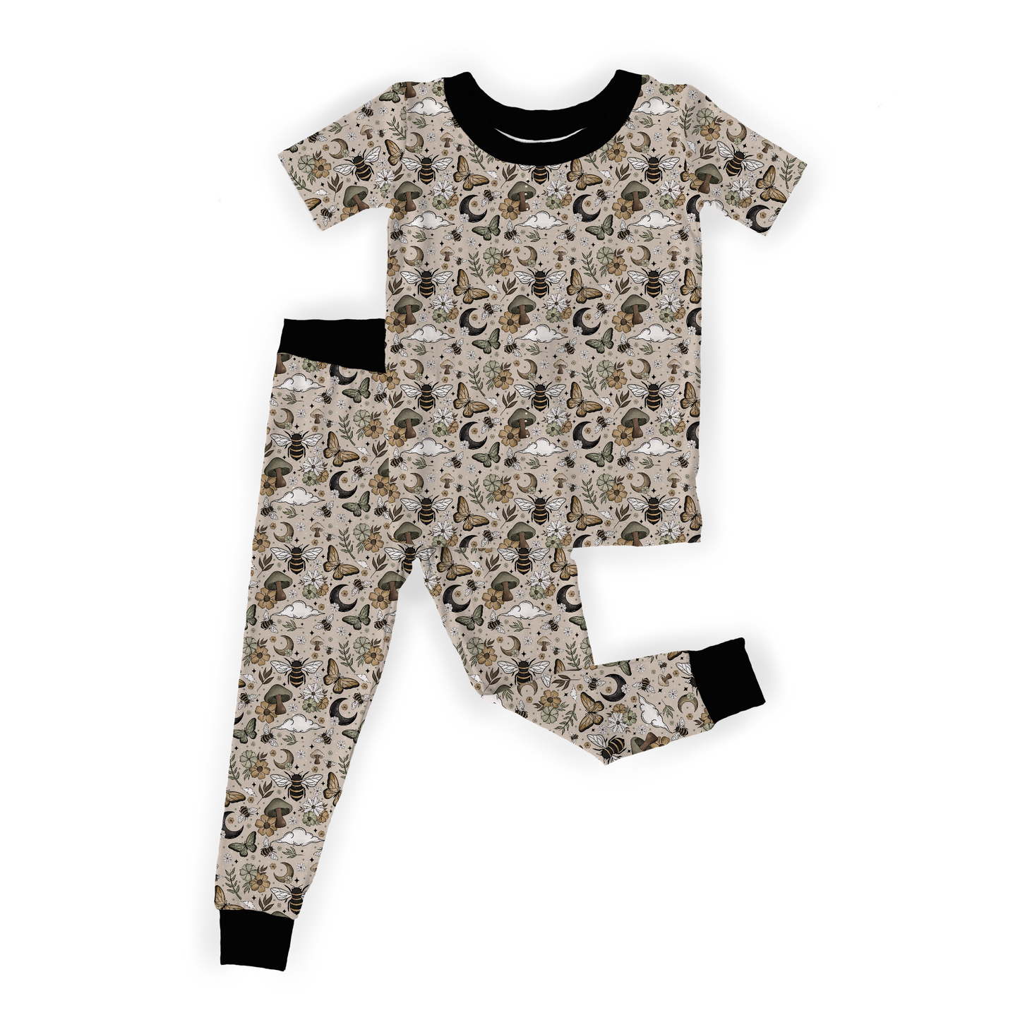 Goth Moths Two Piece Pajamas