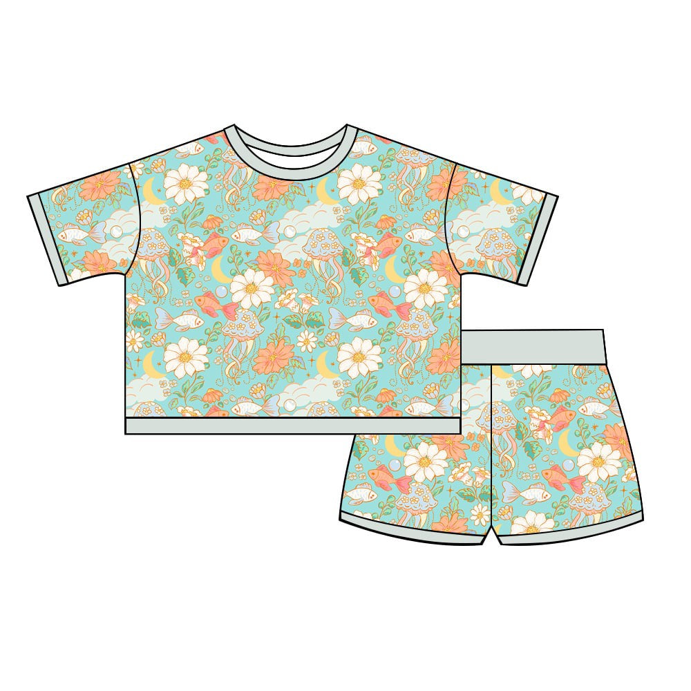 Floral Reef Lounge Set