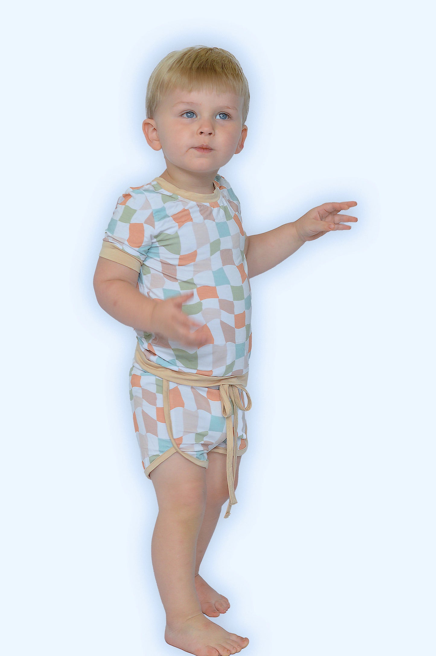 Golden Hour Racer Short Set