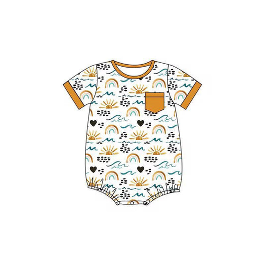 Beach Bums Bubble Rompers