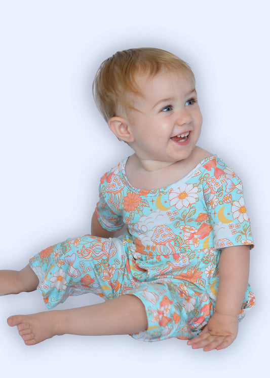 Floral Reef Romper